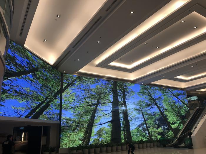Innendørs PH3.91 høyoppløselig LED-videovegg